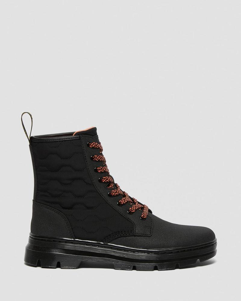 Men's Dr Martens Combs II Dual Leather Ankle Boots Black | AU 437KOR